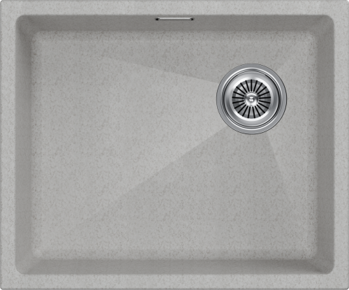 Кухонная мойка Paulmark LUMI 55UNI-SKEW LU55SK-BE 45х55 цвет бежевый